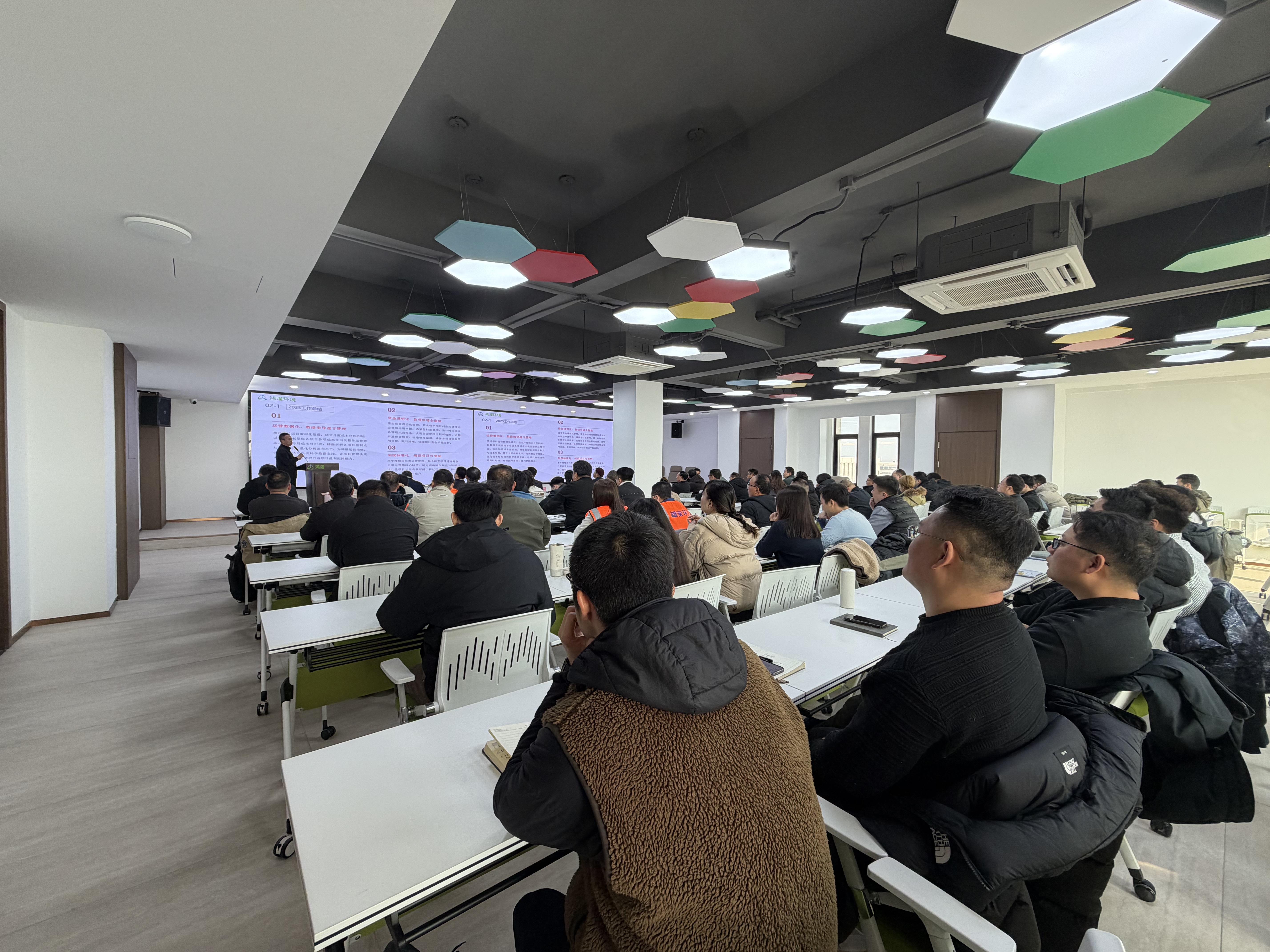 金鞍策馬 共赴新程｜鴻灌環境召開2025年度年終總結暨表彰大會(圖4)